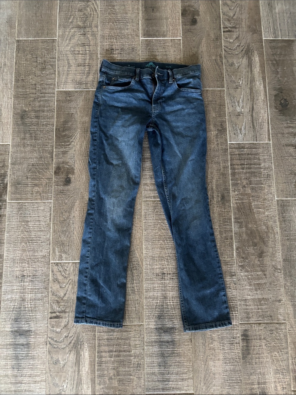 Kids Blue Slim Fit Jeans Size 14